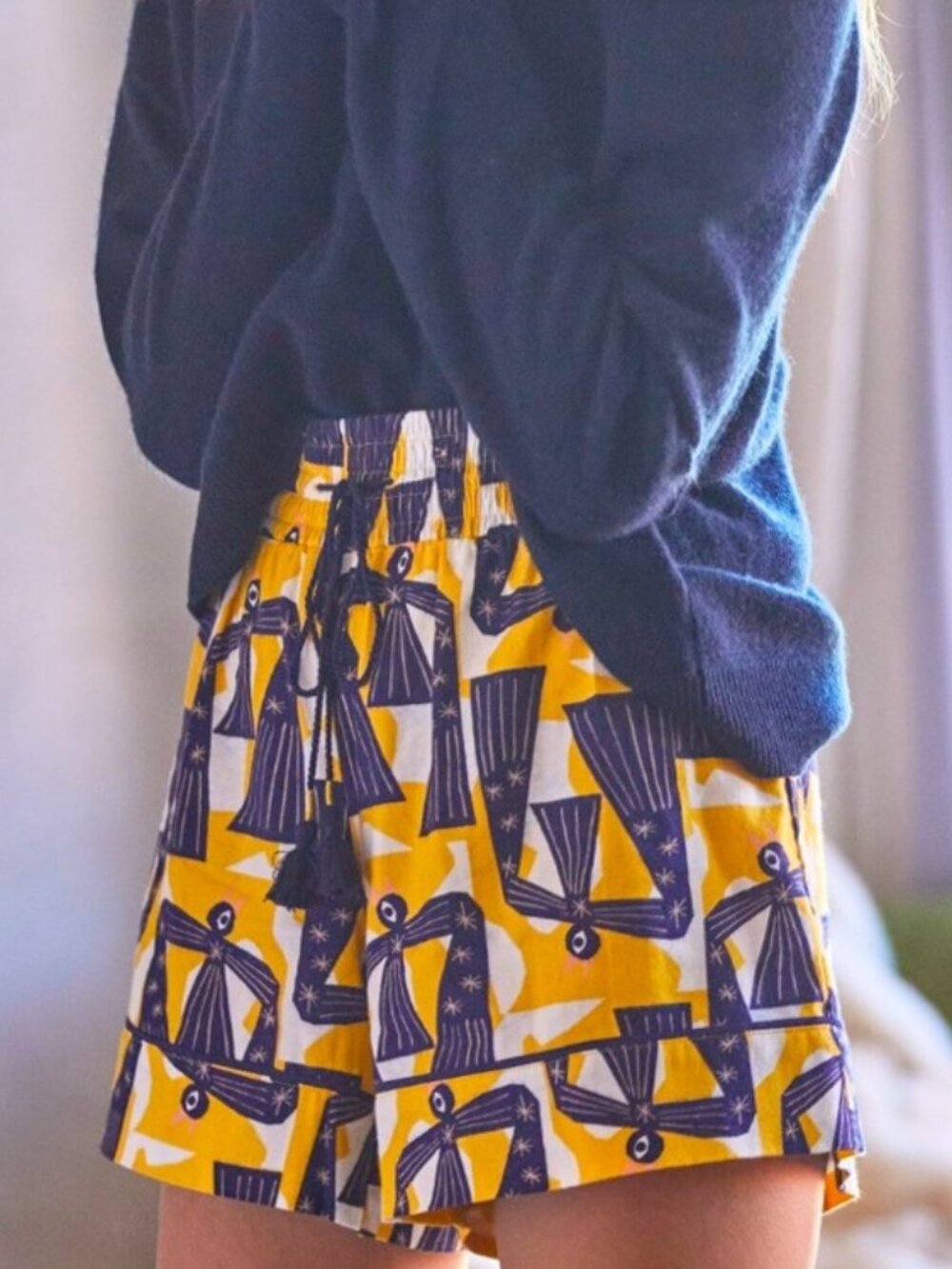 Anthropologie Marcello Velho Slouchy Flannel Pajama Shorts